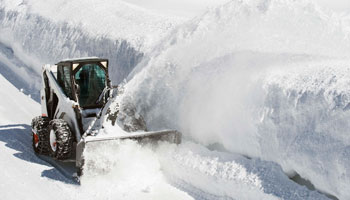 snow plow road